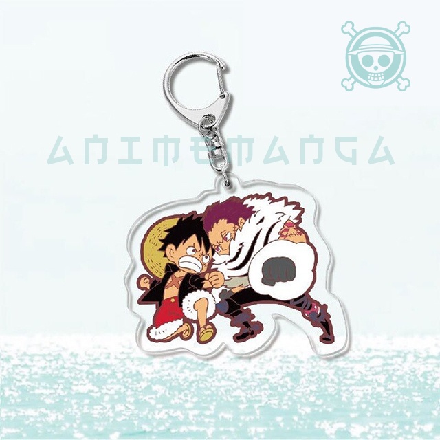 Móc khóa chibi anime One Piece  Luffy móc khoá quà lưu niệm móc khoá phụ kiện túi xách balo móc khoá bằng arcry