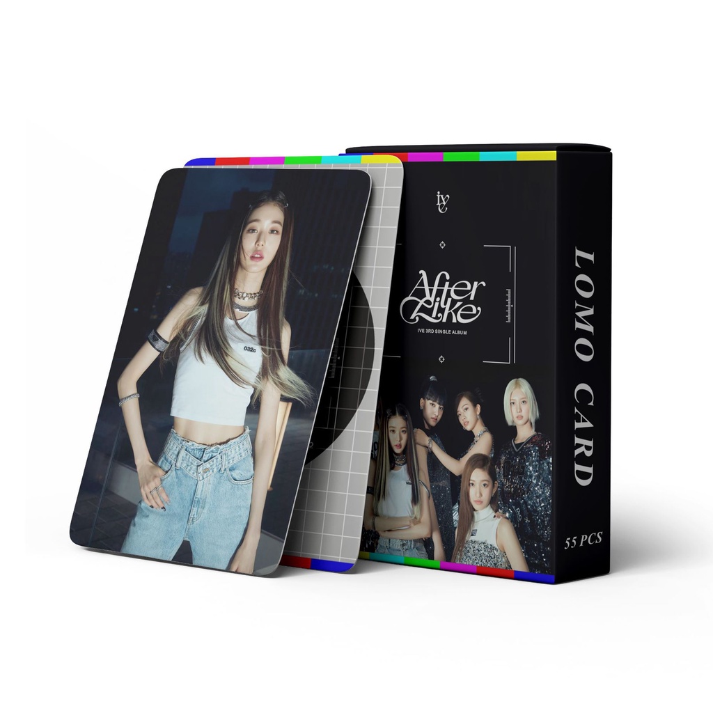 Kpop IVE Album After Like Photocard IVE Love Dive Lomo Card