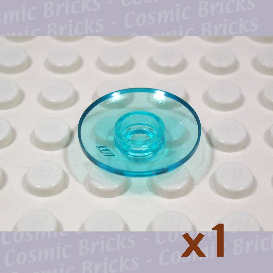 LEGO Đĩa Parabolic 2x2 Đảo Ngược Xanh Lam Nhạt Xuyên Sáng ID 6245307 35395