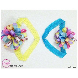 Băng đô thun handmade cho trẻ sơ sinh