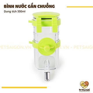 BÌNH NƯỚC GẮN CHUỒNG CHO CHÓ MÈO 330ML
