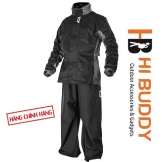 Áo Mưa Bộ Givi RIDER TECH Rain Suit Black Grey RRS07