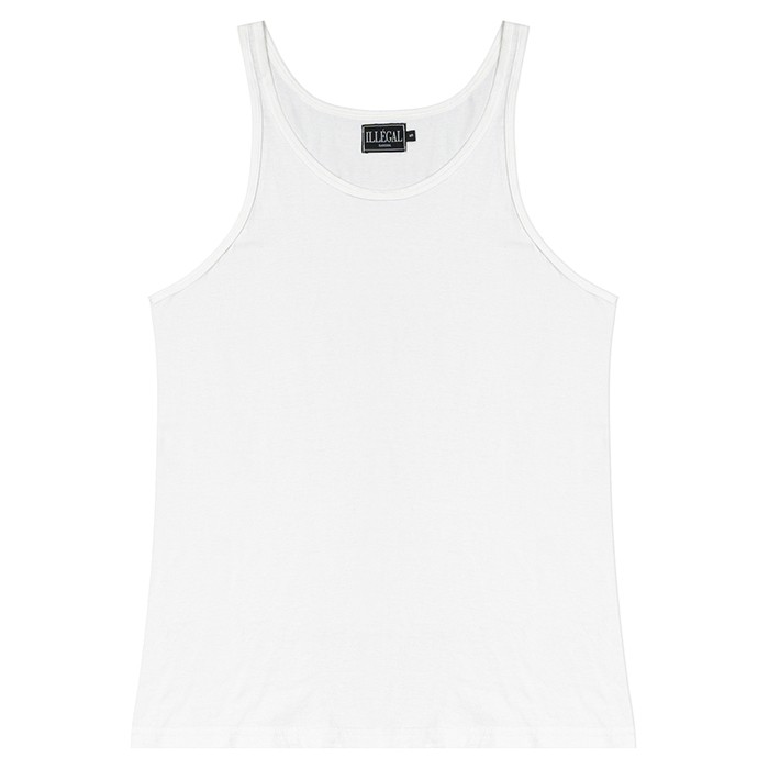ÁO BA LỖ SLIMFIT MÀU TRẮNG