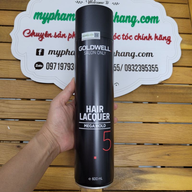 XỊT SIÊU CỨNG GOLDWELL SUPER FIRM MEGA HOLD 5 600ML