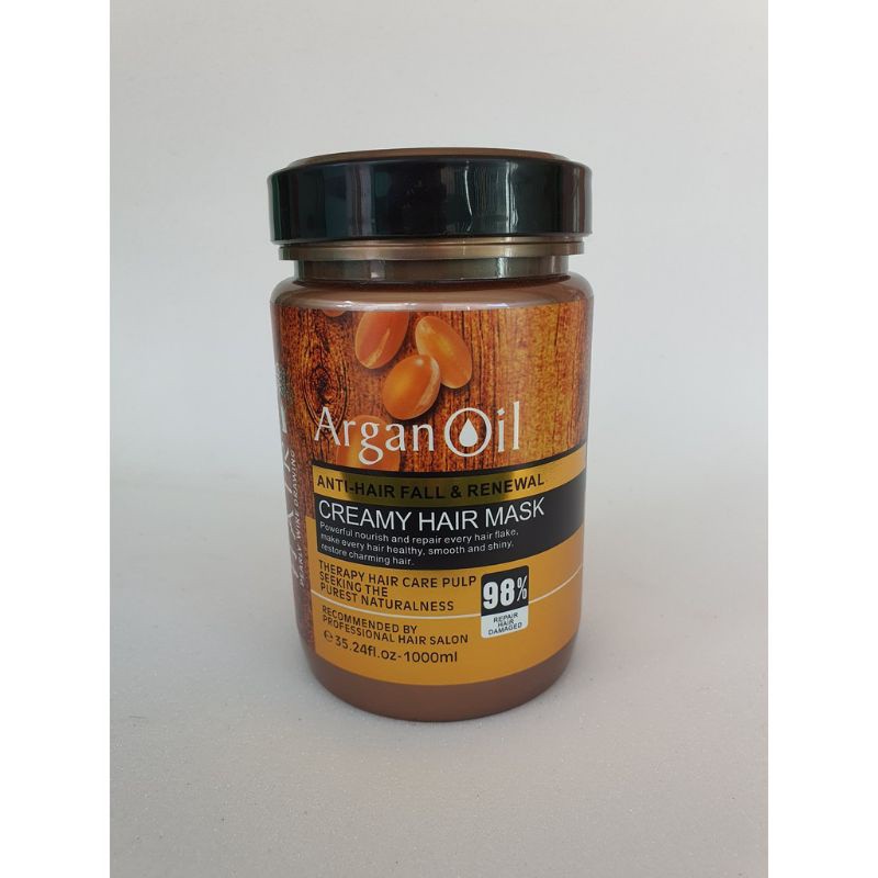HẤP Ủ TÓC ARGAN 98% SIÊU MỀM MƯỢT 1000ML hương gừng
