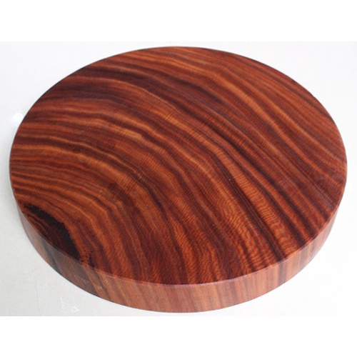 Thớt gỗ nghiến tròn xịn chuẩn Tây Bắc có móc treo size 35cm x 4.5cm