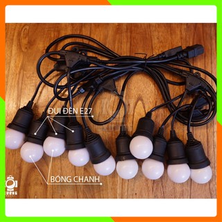 Bộ dây đui đèn trang trí ngoài trời E27 - IP65