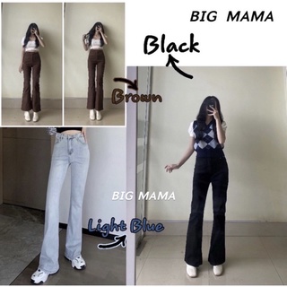 Quần ống loe form dài chất kaki