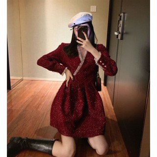 Đầm Blingbling Vạt Chéo