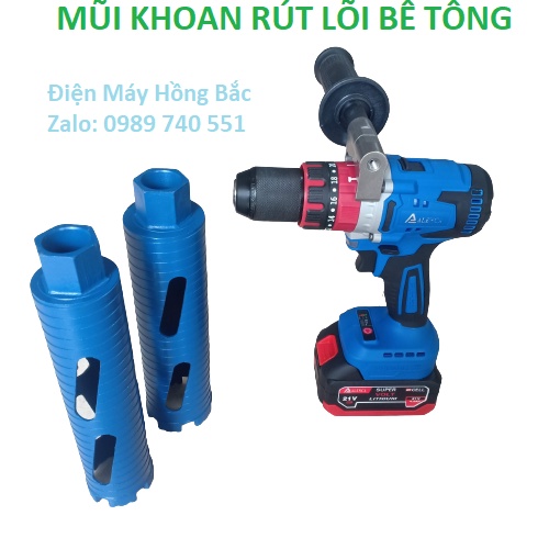 Mũi khoan rút lõi khô ngắn 250mm chuyên dụng cho thợ điều hòa, điện nước