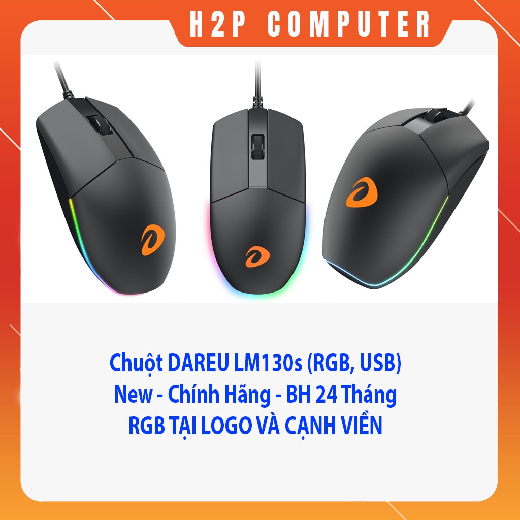 Chuột có dây Dareu LM130s  - New - Chính hãng Mai Hoàng - BH 24 Tháng