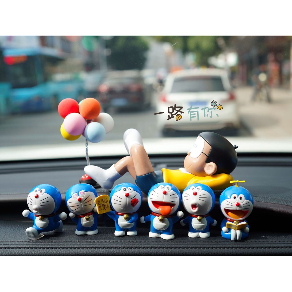 Đồ trang trí taplo oto trang trí bên trong oto nobita doraemon dễ thương độc đáo