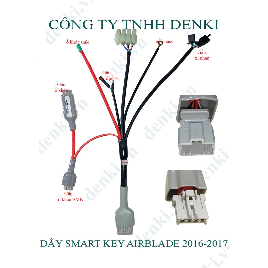 Dây điện Smartkey Airblade 2016-2017 DENKI