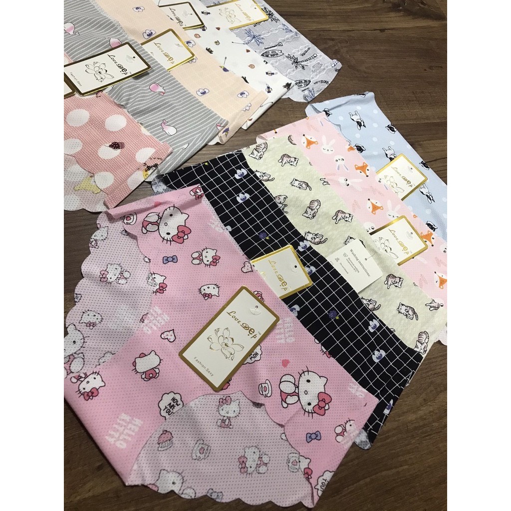 Quần Lót Đúc Su Thông Hơi Lượn Sóng Hình Cute
