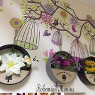decal dán tường vườn phale