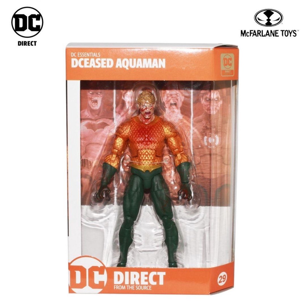 Mô hình DC Multiverse Dceased Aquaman 18cm DC Essentials 29 McFarlane Mô hình có khớp Nhựa PVC, ABS CHÍNH HÃNG MỸ DCMF19