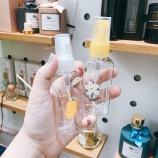 [SP TRỢ GIÁ] Chai lọ chiết 30ml 50ml dạng xịt phun sương. Chiết nước hoa hồng, nước tẩy trang, xịt khuẩn..