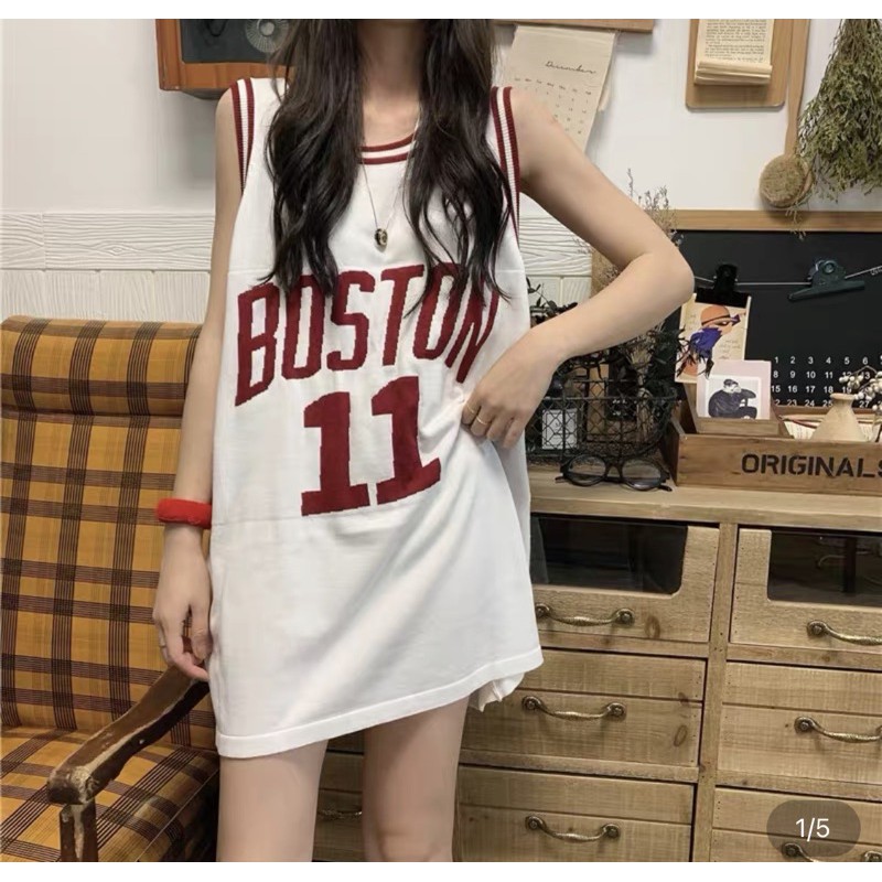 ÁO BÓNG RỔ NỮ SỐ 11 - MÀU ĐỎ 🏀