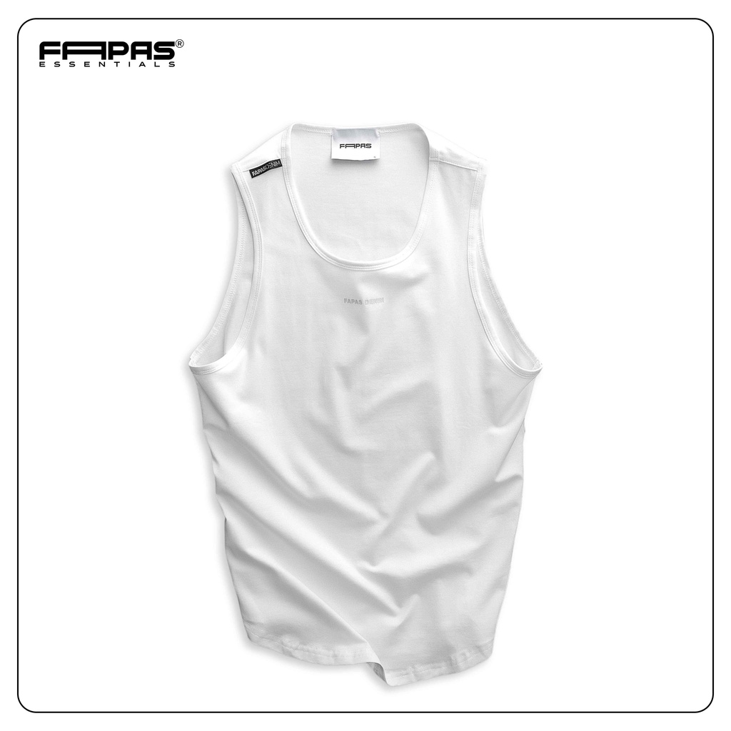 Áo Ba Lỗ Nam Longtee Chất Vải Cotton Co Giãn Tốt Độ Thấm Hút Cao Cổ Vuông Phong Cách Form Chuẩn - FAPAS