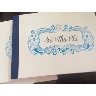 Combo 4 cuốn Sổ Thu Chi A5 (21x14.8cm), 1 cuốn 100 tờ in 1 mặt