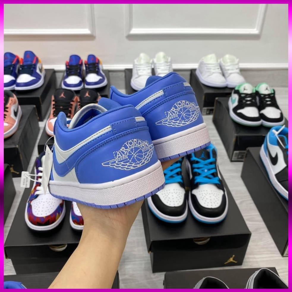 [FREE SHIP] giày xanh, trắng da mềm đi êm phù hợp với tất cả các độ tuổi [Sneaker34]