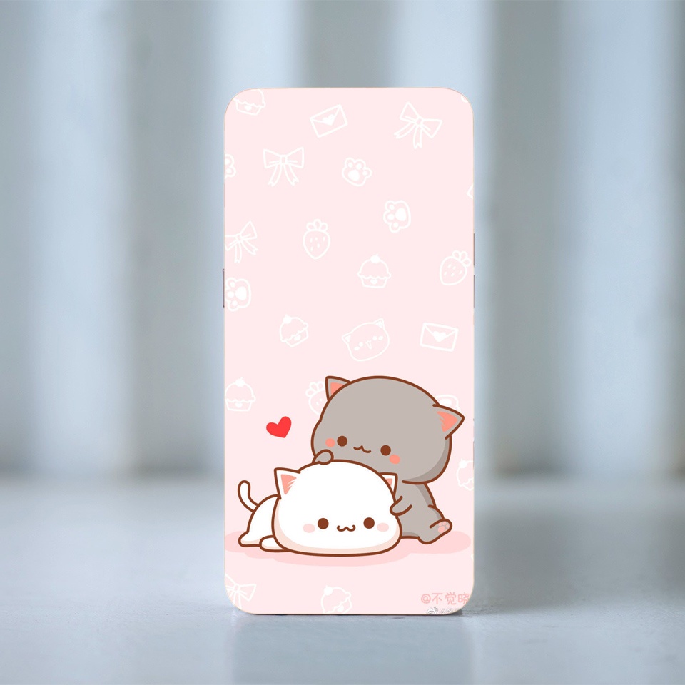 Miếng Dán Skin Điện Thoại In Hình Mèo Béo 2 Cho Ip 6/ 7/ 8/ X/ XS/ 11/ 11 Pro Max Và Các Dòng Máy Android