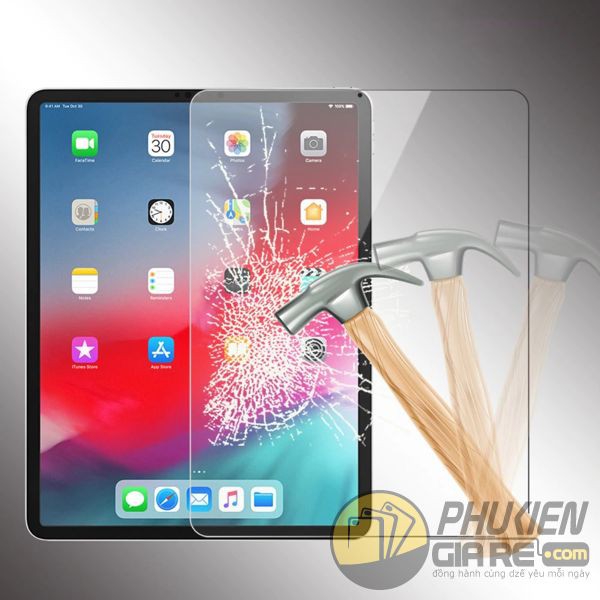 Kính Cường Lực IPad Pro M4 11 Inch 2024, Pro 11inch 2022 M2, 21, 20, 18 Trong Suốt