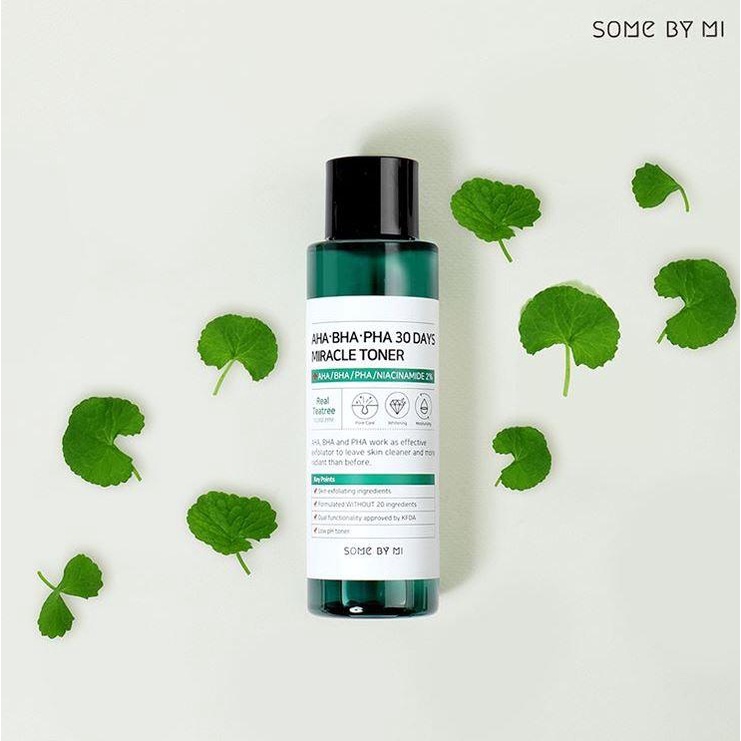 Nước Hoa Hồng SOME BY MI Giảm Và Ngăn Ngừa Mụn Some By Mi AHA-BHA-PHA 30 Days Miracle Toner 150ml