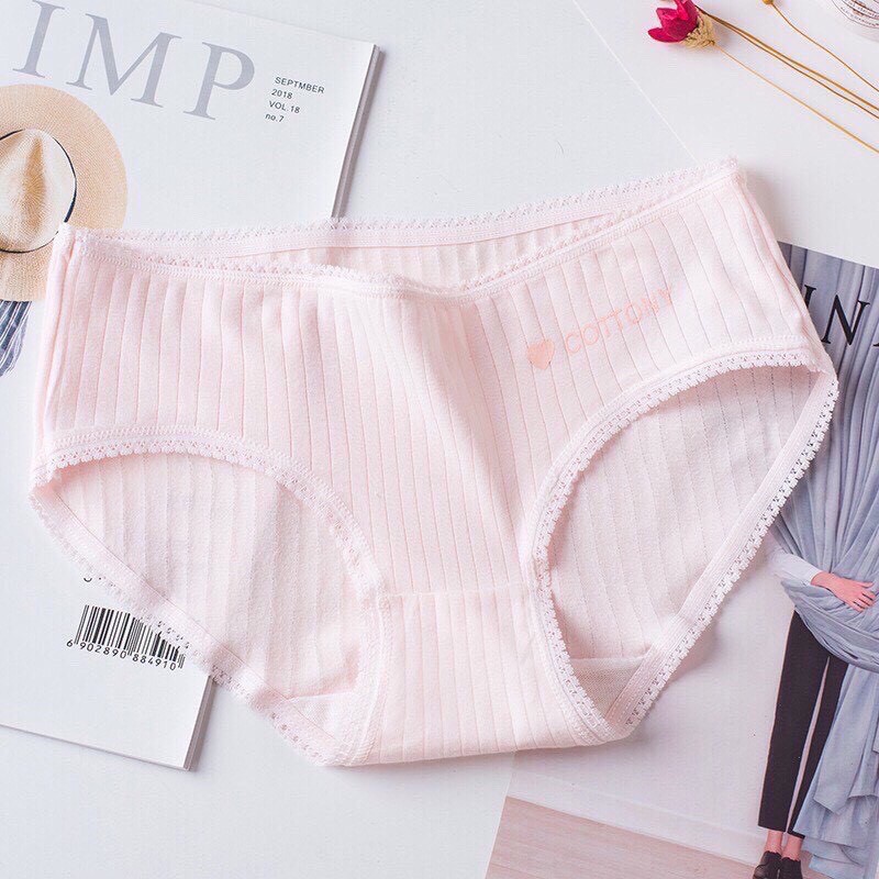 Quần lót nữ cotton 💖 FREESHIP 💖️ Quần lót thun lạnh vải mềm mịn thoáng mát 180 | BigBuy360 - bigbuy360.vn