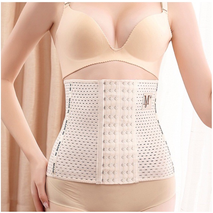 Nịt bụng giảm mỡ sau sinh siết eo Latex mặc trong váy chống cuộn tạo Sline định hình bụng NITBUNG01
