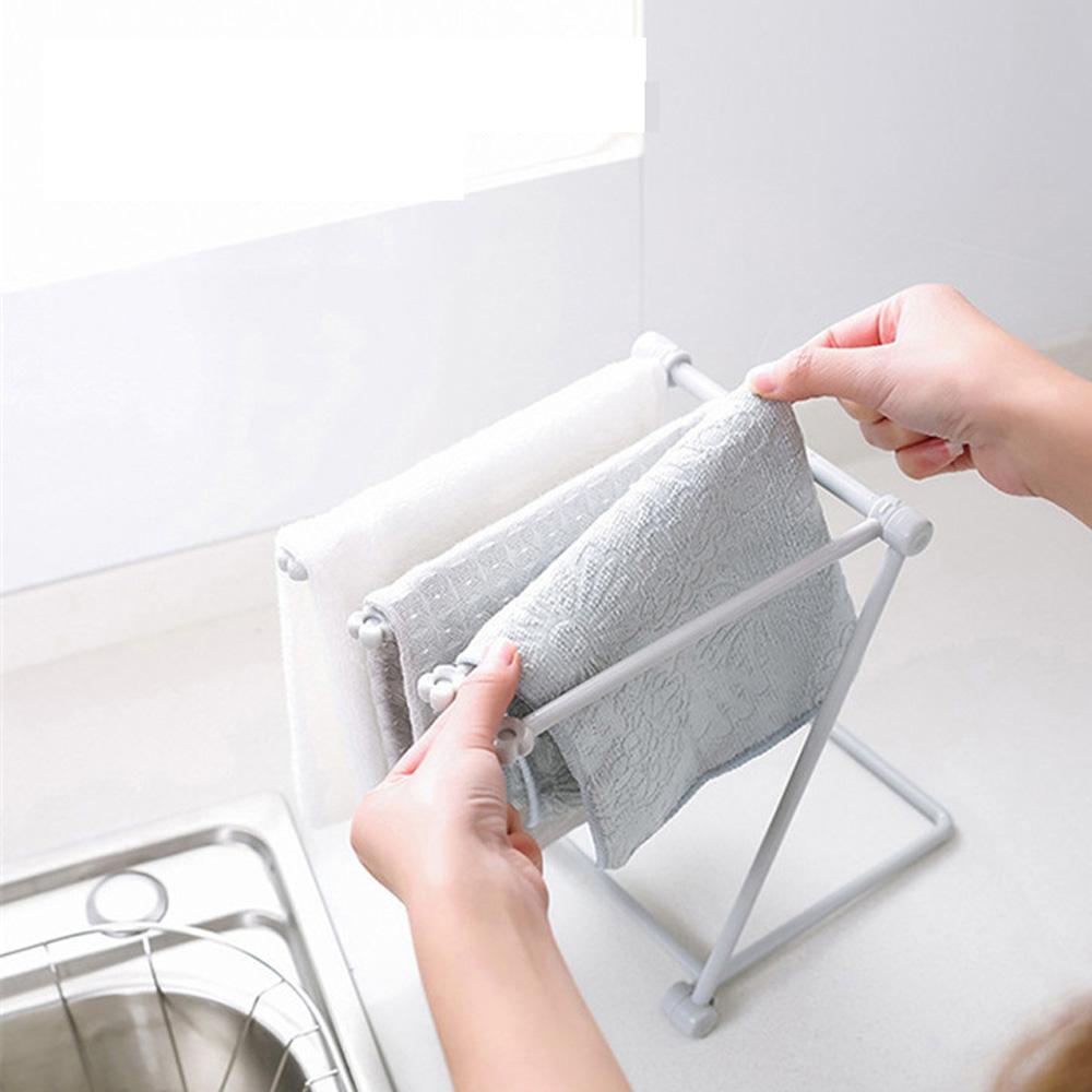 Giá Đứng Treo Khăn Tiết Kiệm Không Gian Có Thể Gập Lại Tiện Dụng Cho Gia Đình
