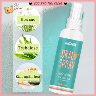 Xịt thơm miệng cho chó mèo Borammy 100ml