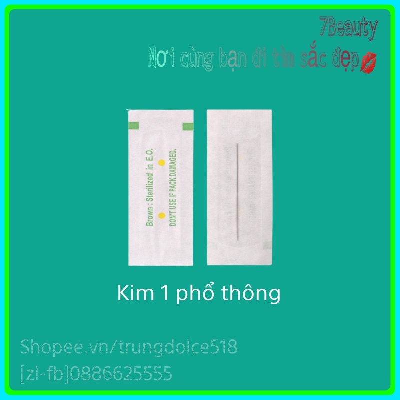 100 Kim 1 Dài Phổ Thông (Kim 0.4 ) Chuyên Dùng Trong Phun Xăm