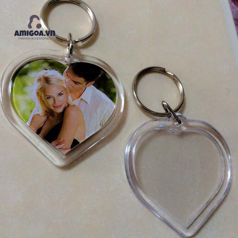 Móc Chìa Khóa Bằng Nhựa acrylic Họa Tiết Hoạt Hình Dễ Thương