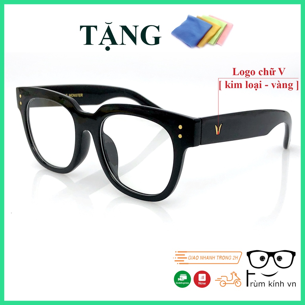 Gọng kính vuông WW 02 kính thời trang Unisex- Gọng kính giả cận hottrend 2021