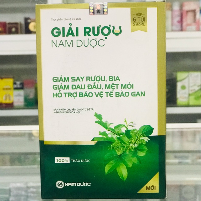 Giải rượu nam dược gói 60ml