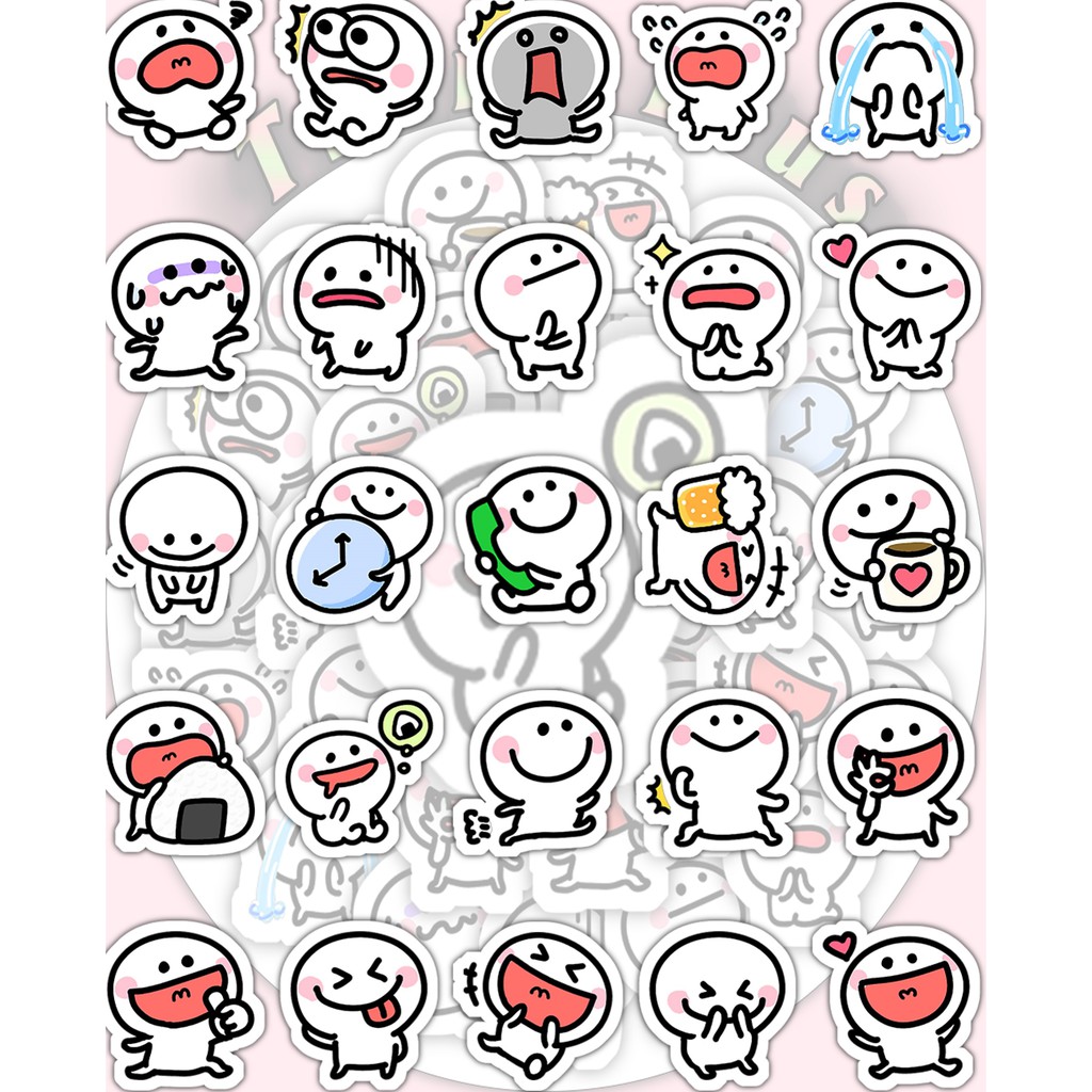 Bộ 25 Sticker Chibimaro chan dán trang trí laptop, máy tính bỏ túi, vali, điện thoại, đàn ghita, hộp bút,..