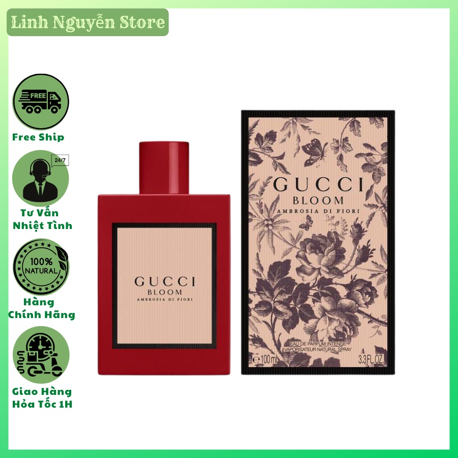 Sữa Tắm Hương Nước Hoa Gucci Bloom đỏ 380ml