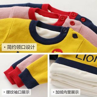 Áo len lót lông