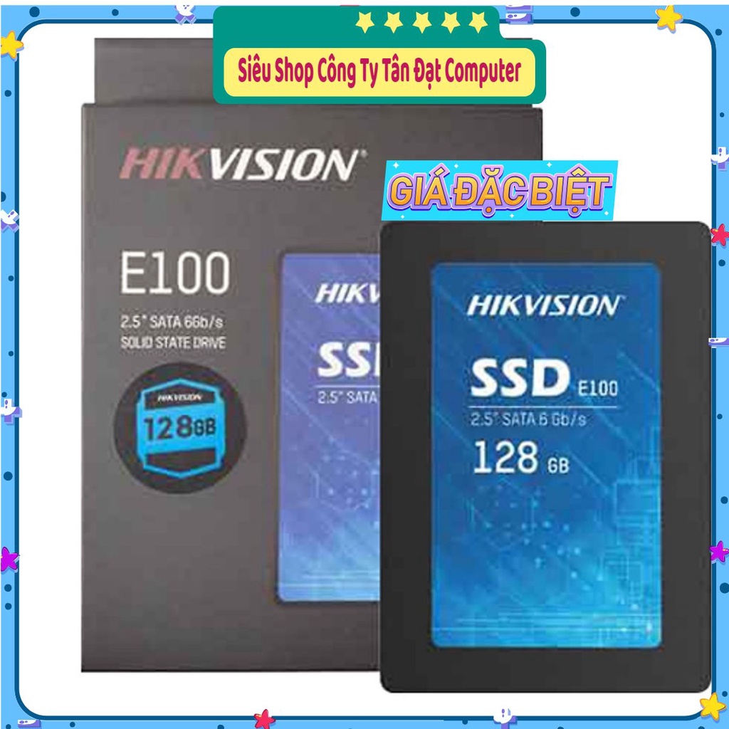 Ổ Cứng SSD Hikvision E100 120GB -128GB SATA III 6Gb/s - Chính Hãng Mới 100% - Bảo Hành  36 Tháng