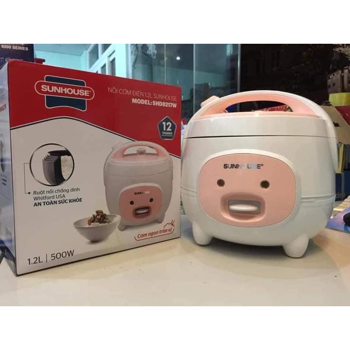 Nồi cơm điện 1.2l Sunhouse SHD8217W
