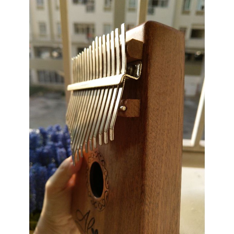 Đàn Kalimba 17 phím khắc hình Aloha - tặng full phụ kiện