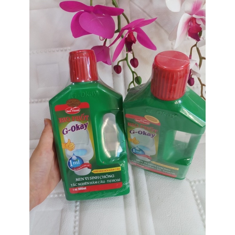 Men vi sinh BIO Phốt G-Okay chống tắc nghẽn,phân huỷ hầm cầu