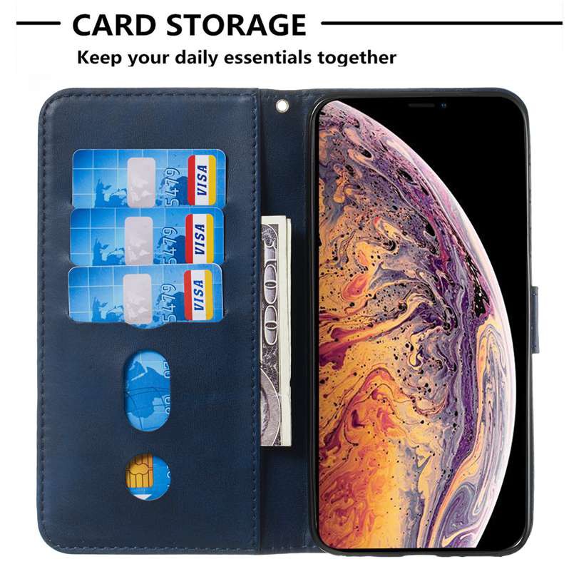 Bao da điện thoại dạng ví da lật thiết kế khóa kéo dành cho iphone 6 6S plus 7 8 plus | BigBuy360 - bigbuy360.vn