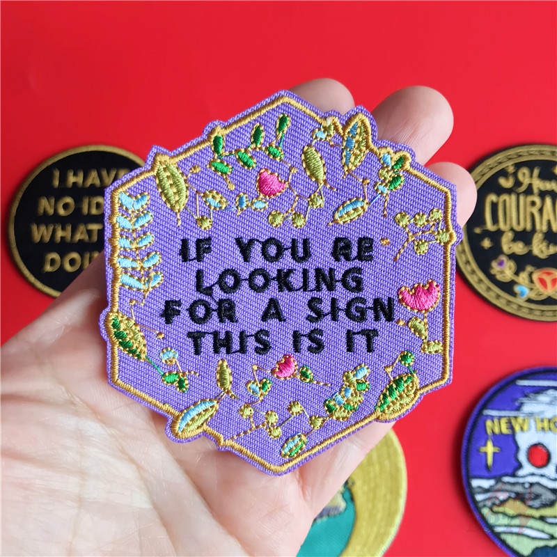 Miếng dán ủi thêu họa tiết nhân vật phim hoạt hình make a wish find your road