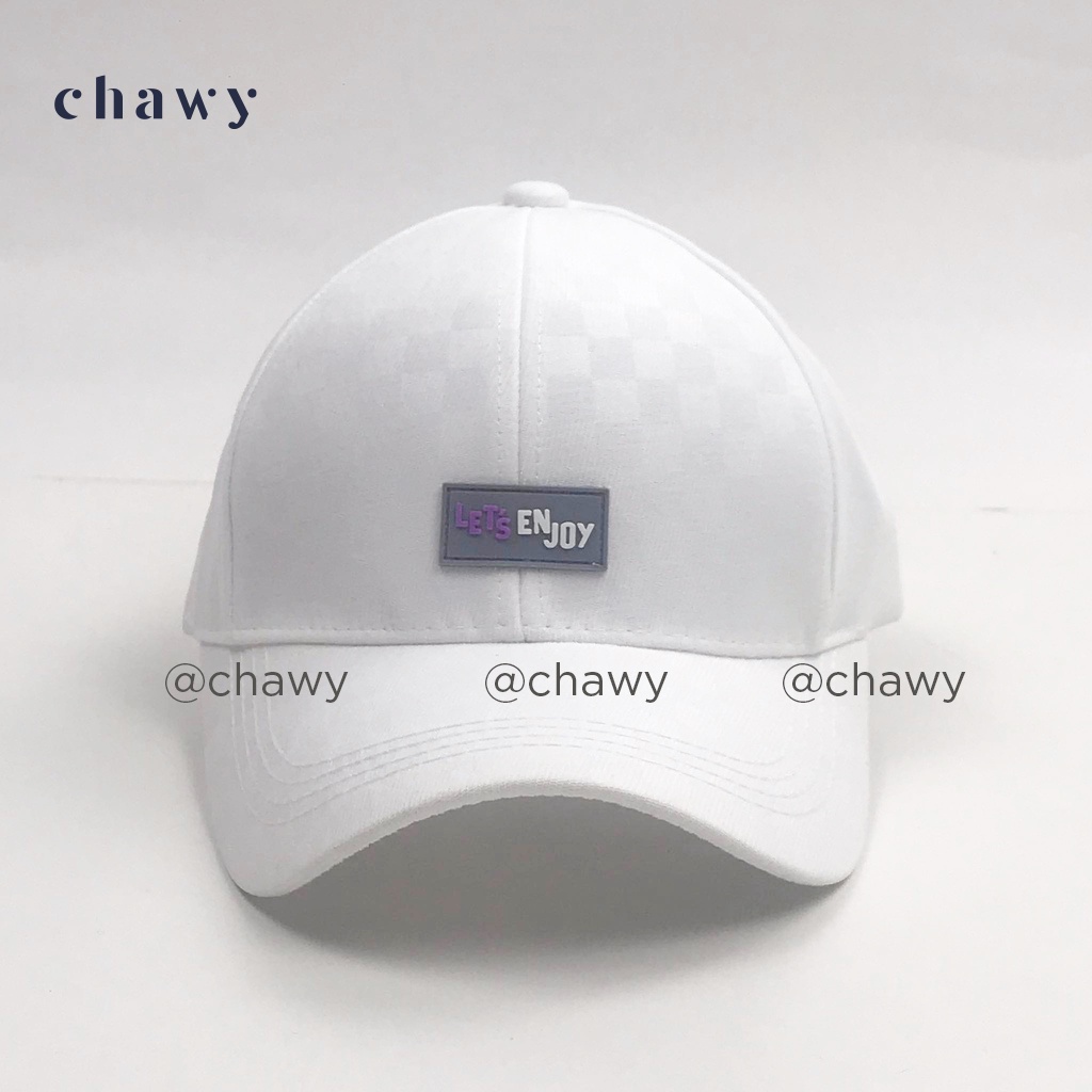 Mũ lưỡi trai cotton unisex, Nón kết nam nữ thêu chữ Let's Enjoy phong cách Ulzzang Chawystore - K45