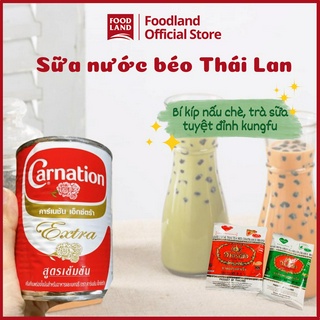 Sữa Nhạt Ba Bông Hoa / Sữa Nhạt Tam Hoa/ Sữa Ngậy/ Kem Sữa Béo 385G - nấu chè, làm trà sữa,làm bánh - Foodland