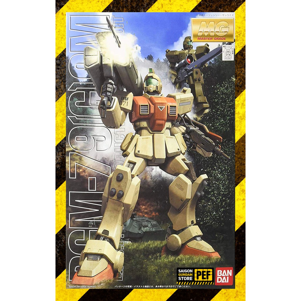 MÔ HÌNH LẮP RÁP GUNDAM BANDAI MG GM GROUND TYPE