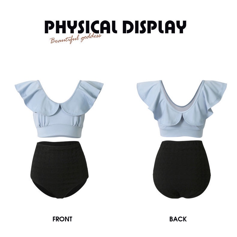 Bộ Đồ Bơi Dáng Ôm Xẻ Tà Ngực Nhỏ Thời Trang Xuân Hè Cho Nữ Sw bikini đi biển