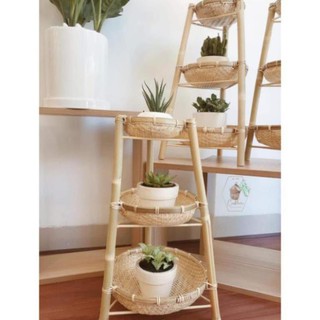 Xưởng SX- Kệ giá rổ 3 tầng kệ mẹt rổ 3 tầng -Tre Việt
